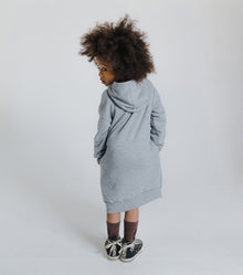 Kid | Goofy Skull Hooded Dress | Black