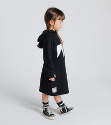 Kid | Nu Hooded Dress | Black