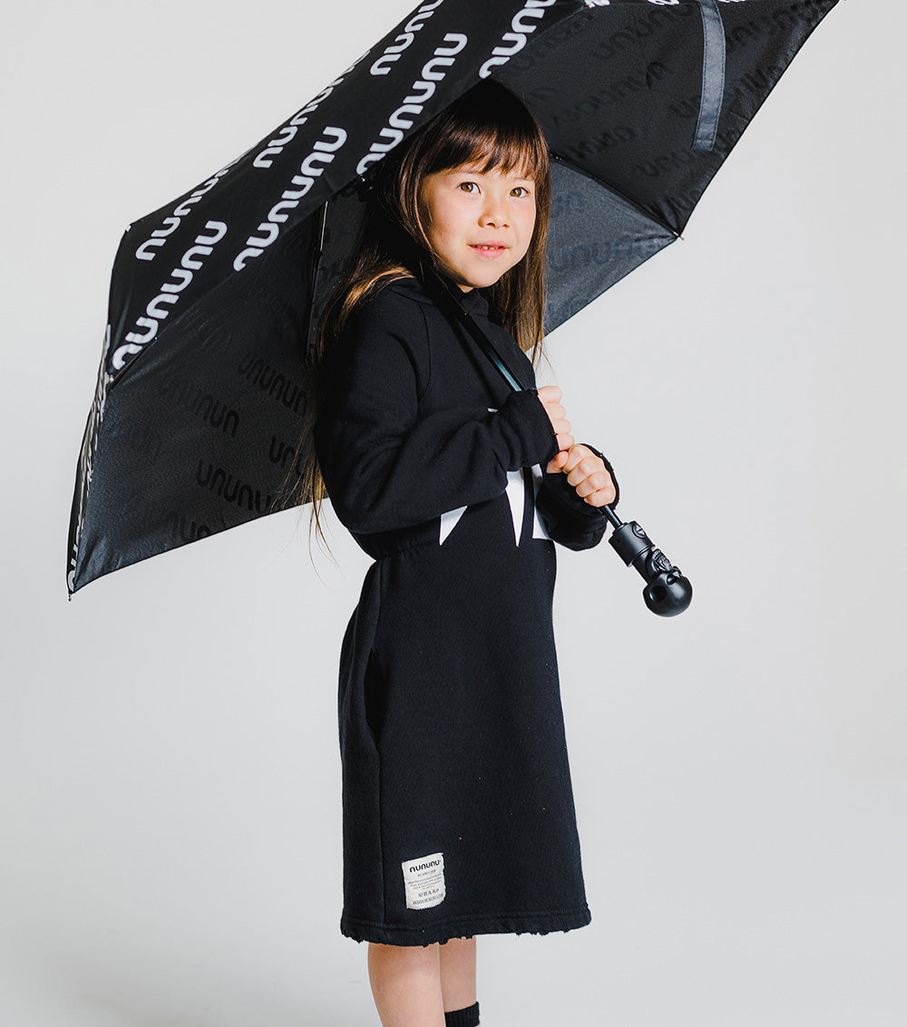 Kid | Nu Hooded Dress | Black