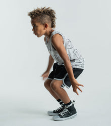Kid | A-Z Tank Top | Black