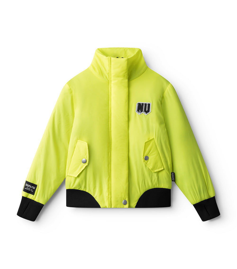 Kid | Only Human Bomber Jacket | Hot Lime