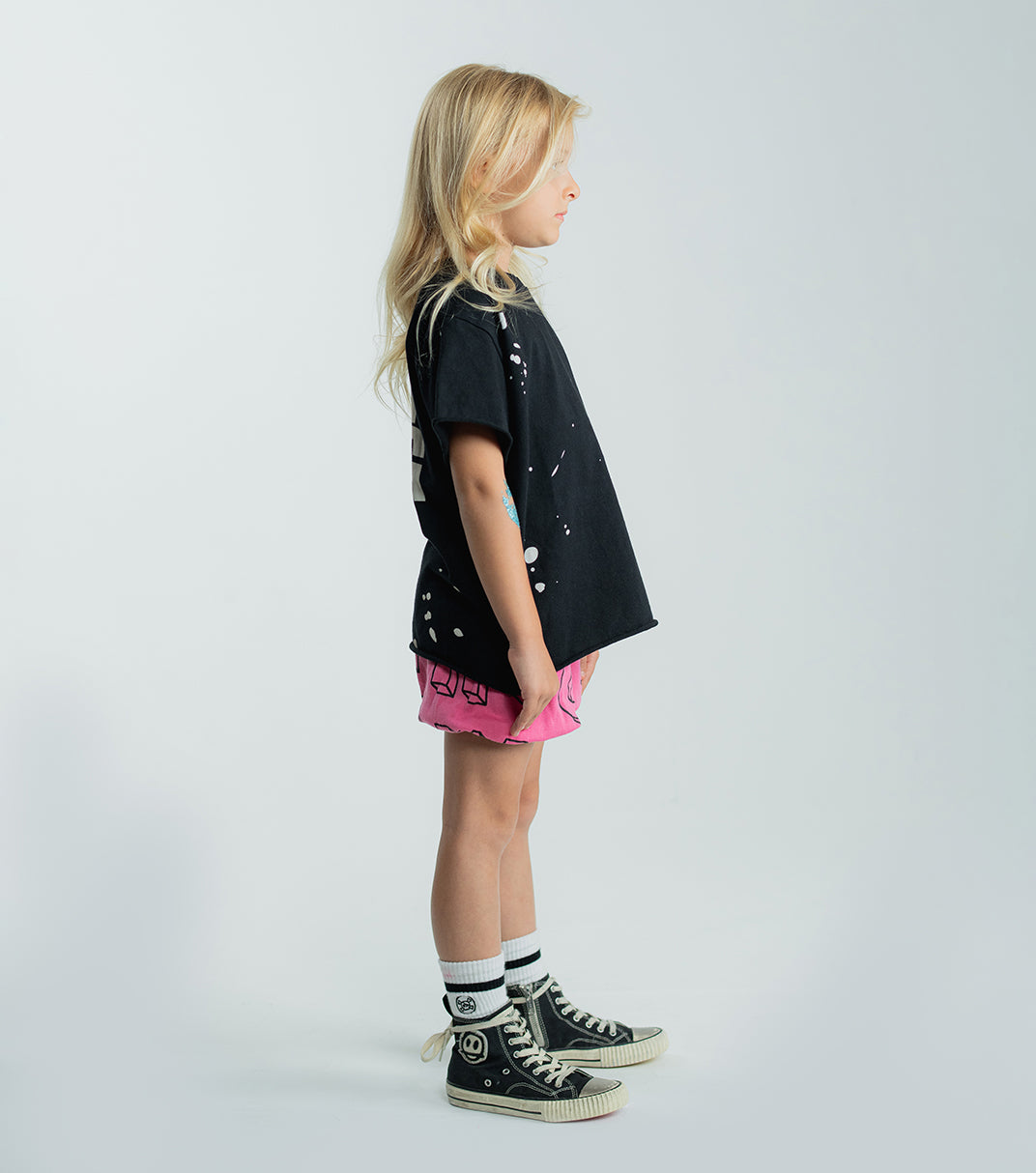 Kid | A-Z Yoga Shorts | Hot Pink
