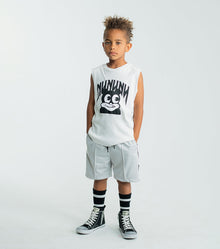 Kid | Sporty Shorts | Ice Grey