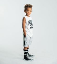 Kid | Sporty Shorts | Ice Grey