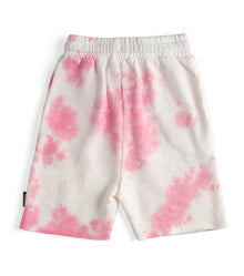 Kid | Tie Dye Sweatshorts | Pink