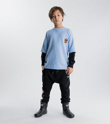 Kid | Dizzy Skull Towfer Sweatshirt | Black