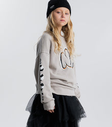 Kid | Bubbly No! Sweatshirt | Smokey Grey