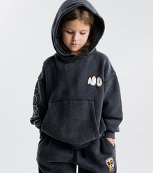 Kid | Extra Cozy Hoodie | Washed Graphite