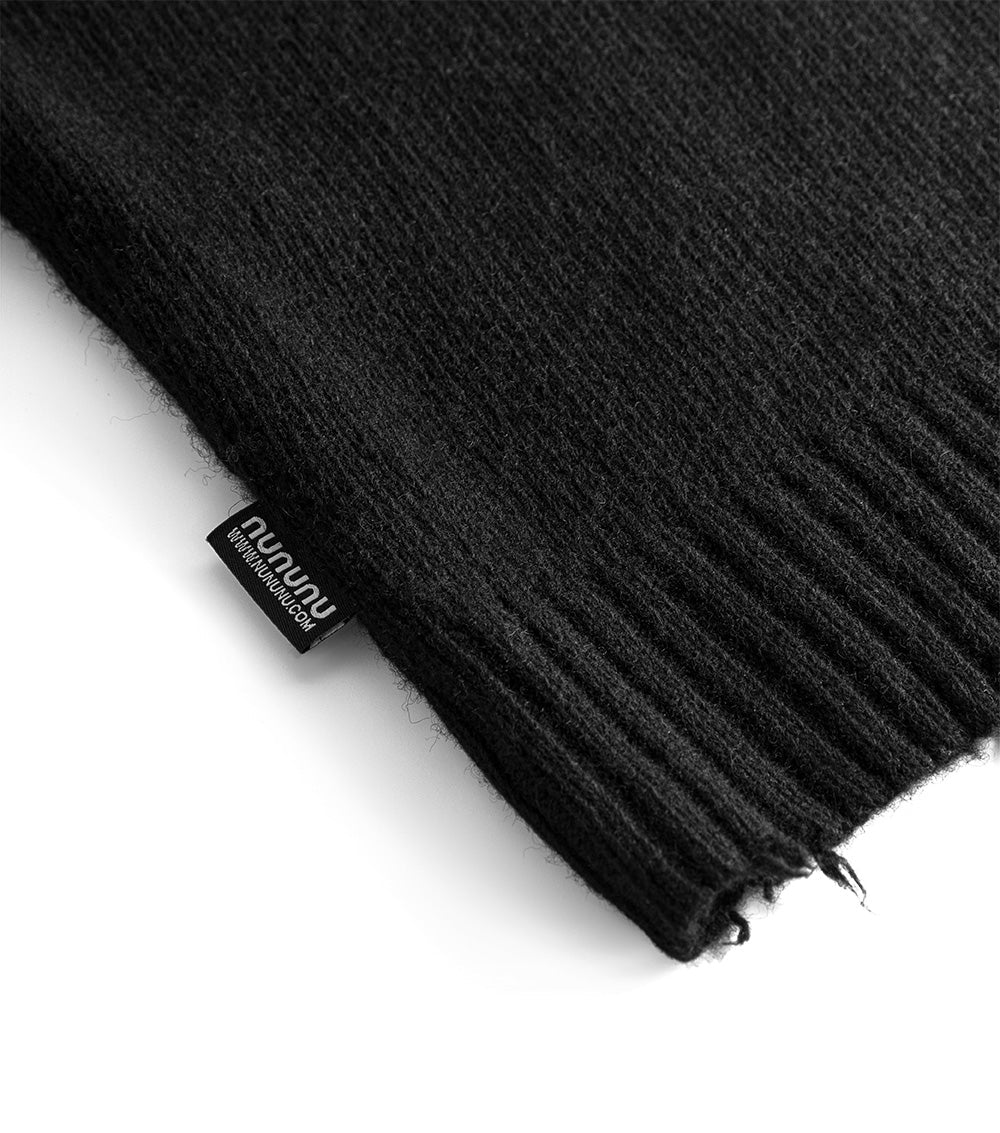 Kid | Frayed Knit | Black