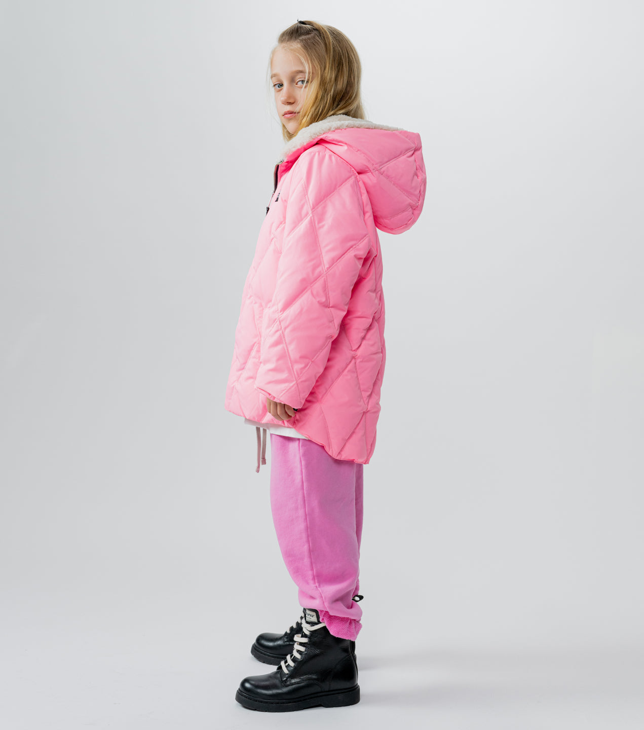 Unisex | Dainty Down Jacket | Super Pink