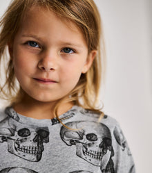 Unisex | Md Skull Loungewear | Heather Grey