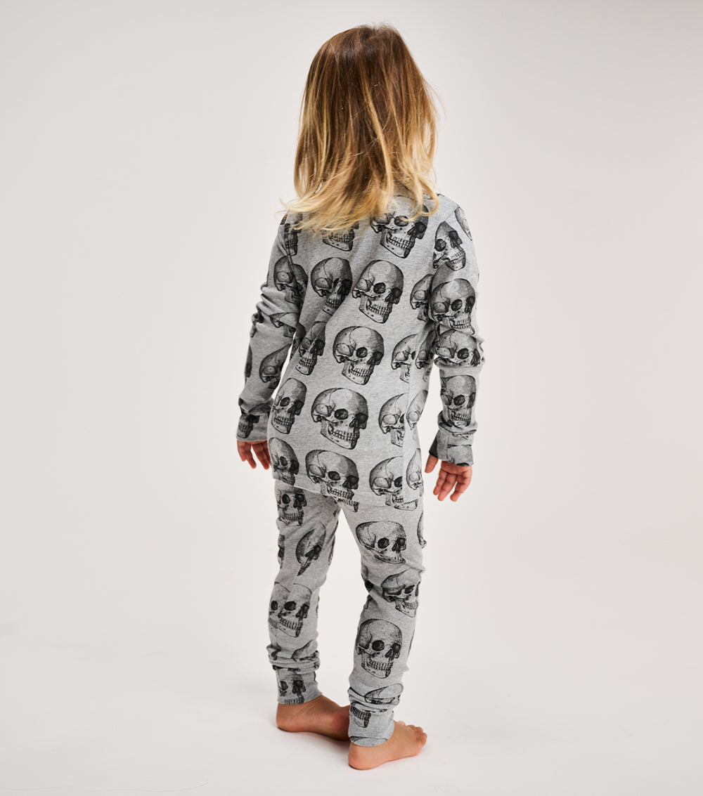 Unisex | Md Skull Loungewear | Heather Grey