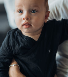 Newborn | Soft Envelope Onesie | Black
