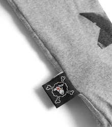 Newborn | Star Footed Leggings | Heather Grey