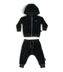 Newborn | Velvet Suit | Black