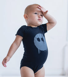 Newborn | Melting Mask Onesie | Powder Pink