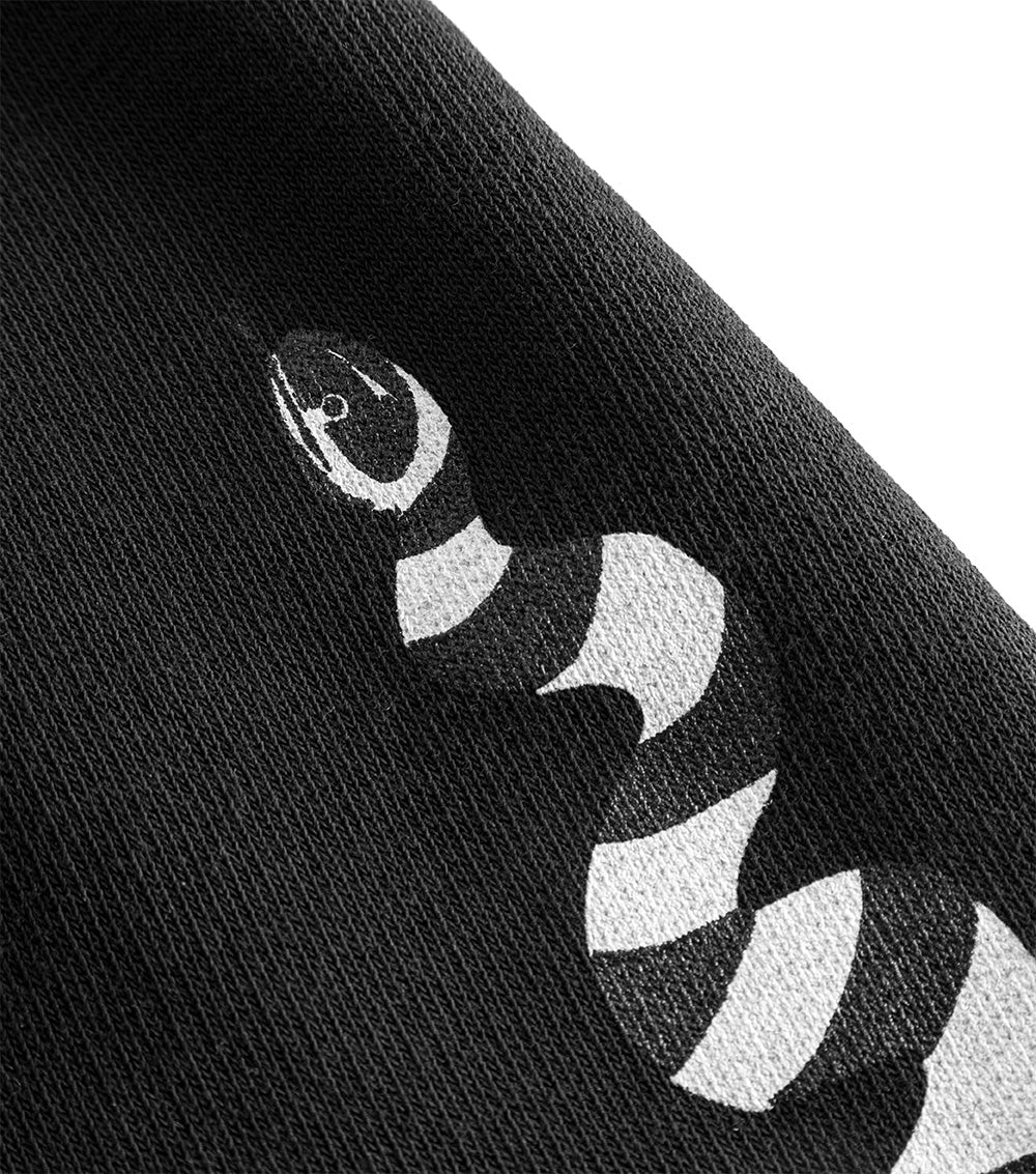 Newborn | Stripey Snake Baby Baggy Pants | Black
