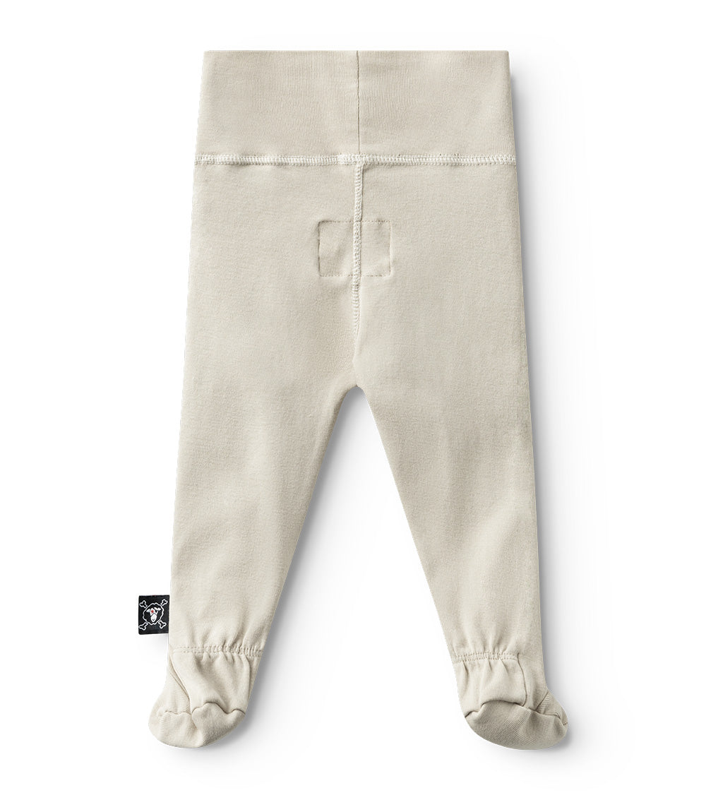 Newborn | Nununu Inked Footed Leggings | Smokey Natural