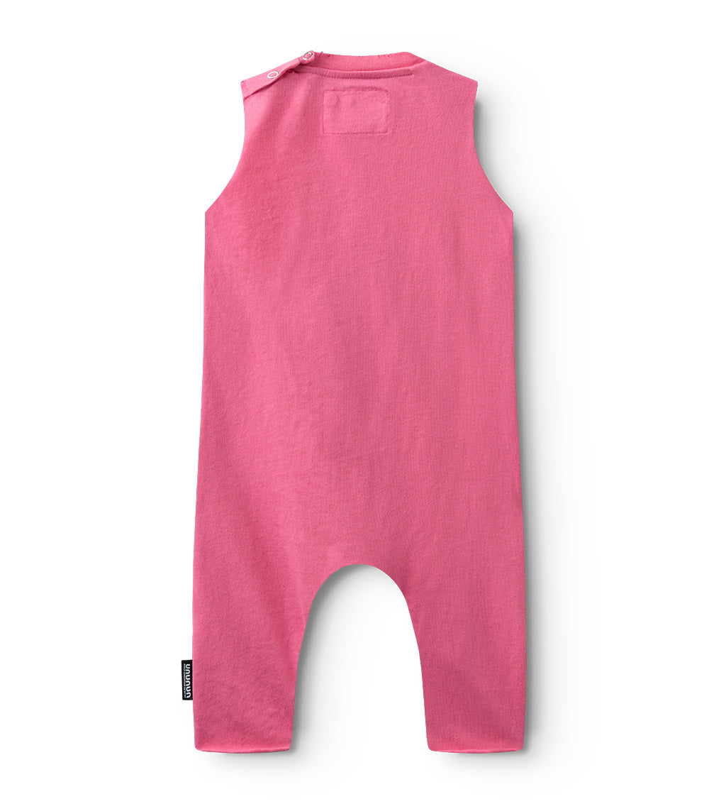 Unisex | Silou Skull Tank Overall | Hot Pink