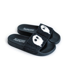 Kid | Melting Mask Fuzzy Sliders | Black