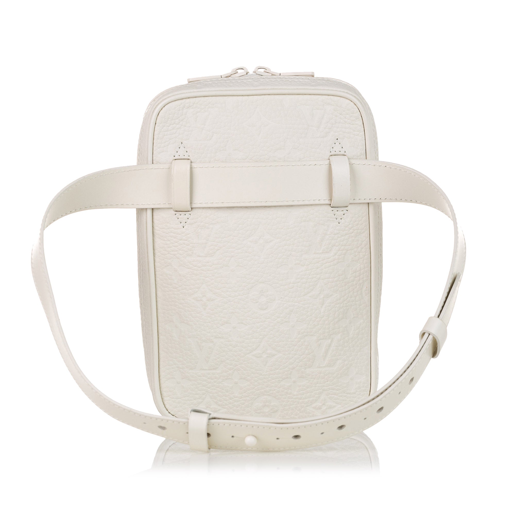 Louis Vuitton | Pre-Owned Monogram Taurillon Utility Side - I | White