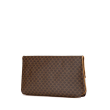 Celine | Pre-Owned Macadam Coated Canvas Clutch - II | Brown