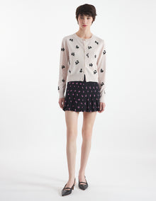 Womens | Fancy Fox Embroidered Cardigan | Fresh Cotton