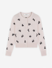 Womens | Fancy Fox Embroidered Cardigan | Fresh Cotton