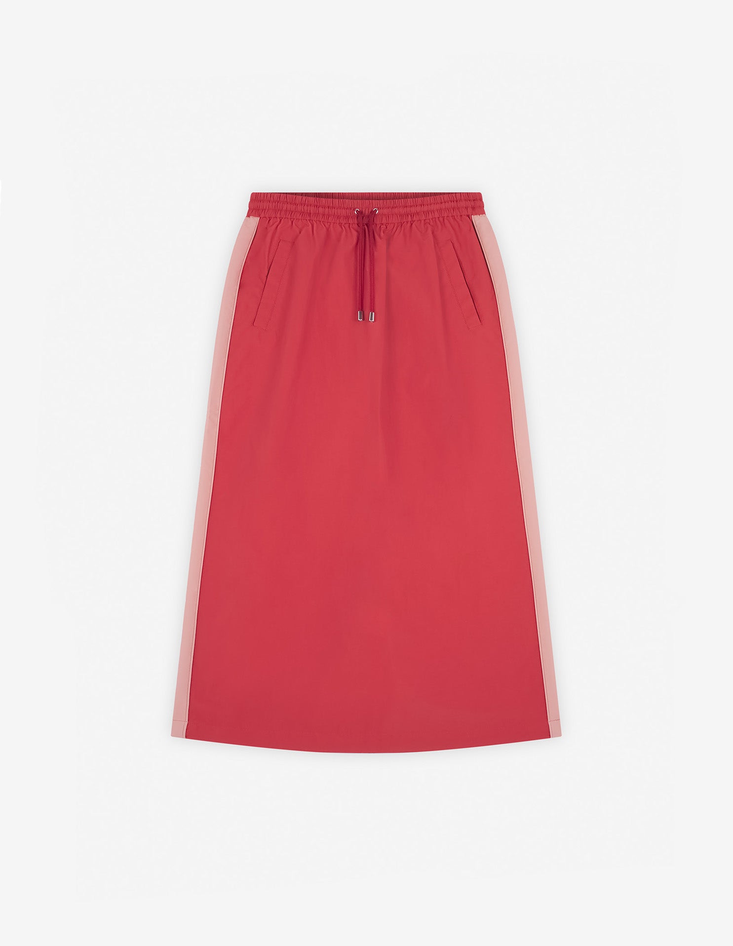 Womens | Flash Fox Patch Bicolor Nylon Long Skirt | Sierra/Acer Leaf