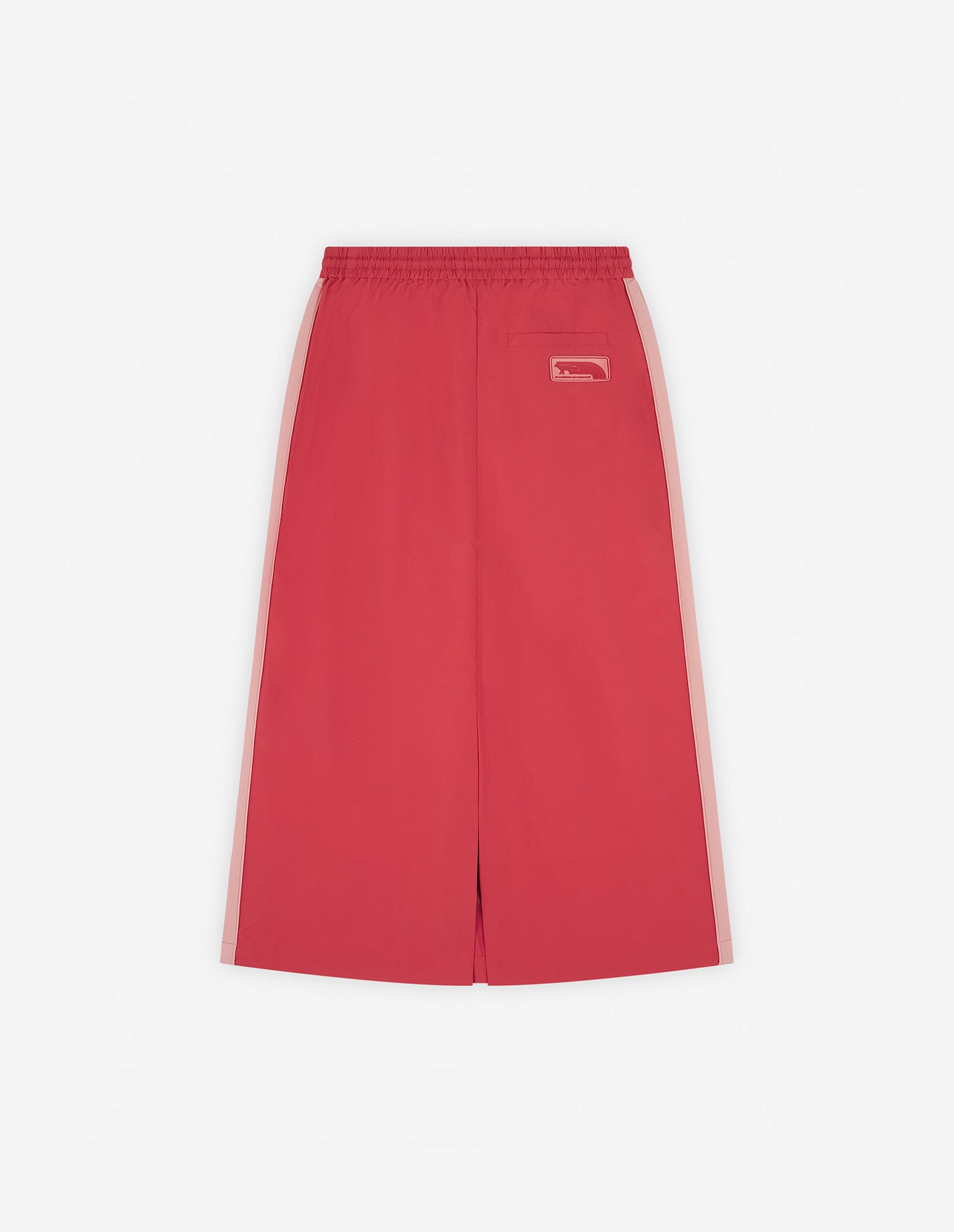 Womens | Flash Fox Patch Bicolor Nylon Long Skirt | Sierra/Acer Leaf