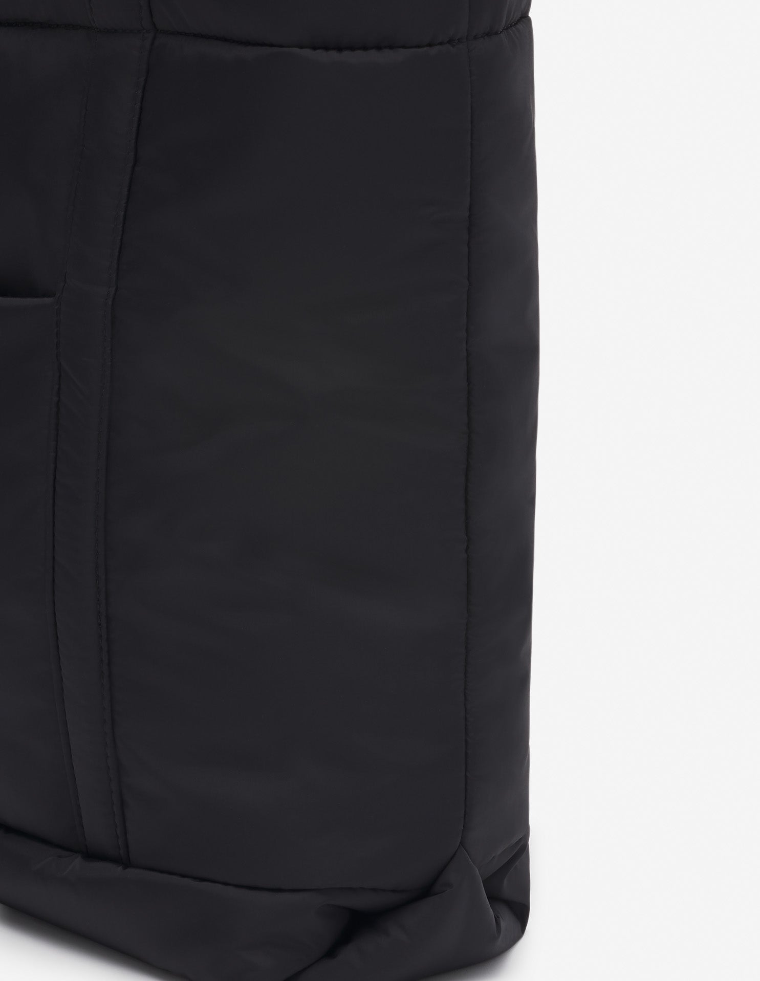 Womens | Fox Head Woven Logo Puffer Tote Bag - Medium | Black
