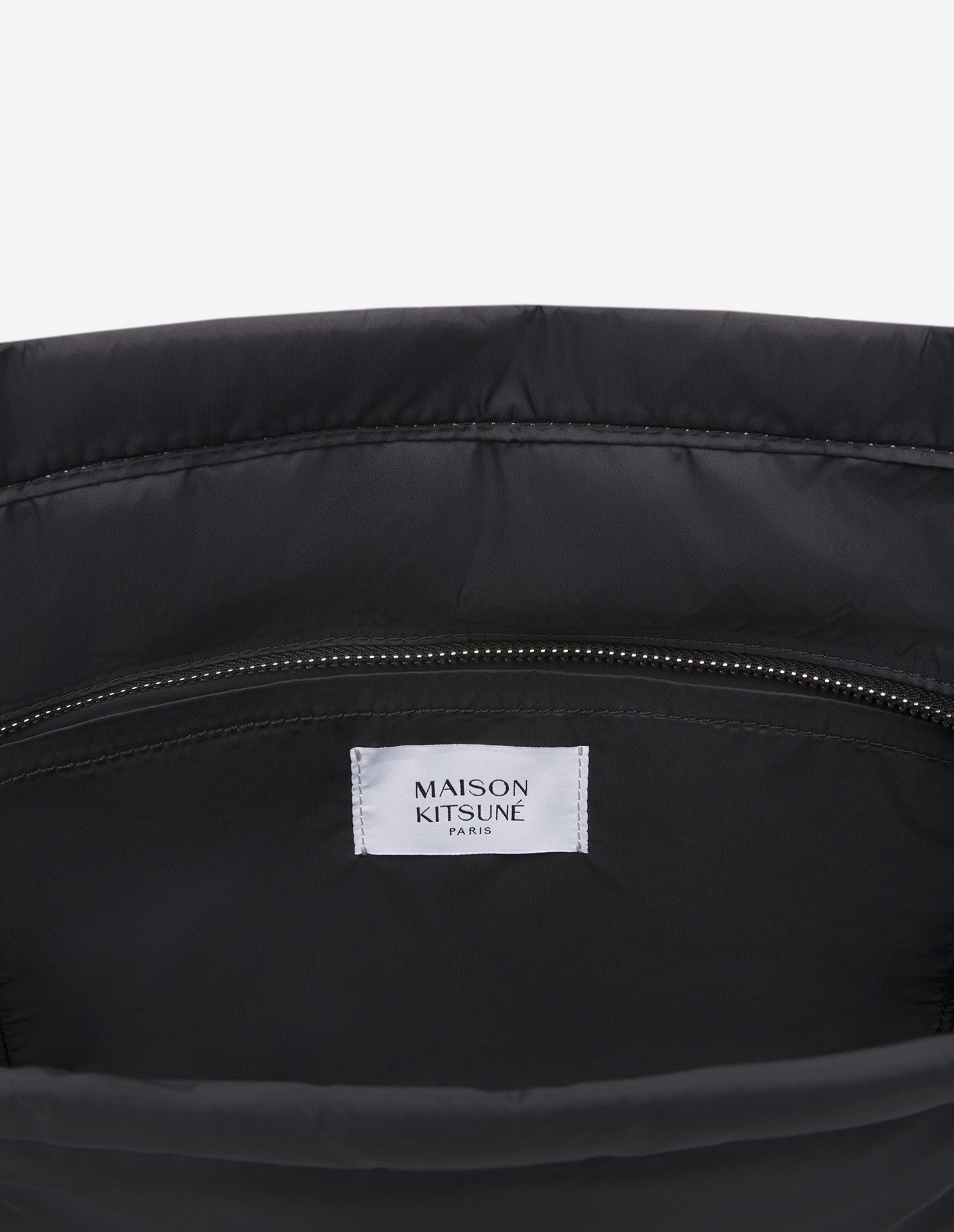 Womens | Fox Head Woven Logo Puffer Tote Bag - Medium | Black