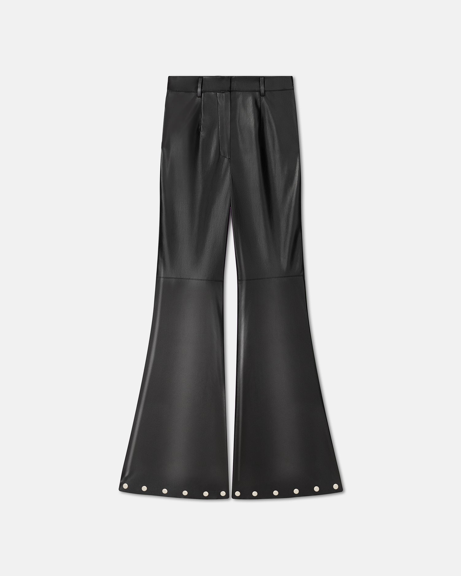 Maylee Studded Okobor Alt-Leather Pants | Black