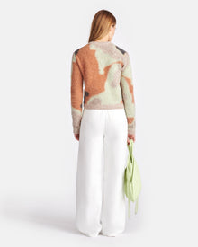 Womens | Fanni Brushed-Alpaca Sweater | Smudged Graffiti