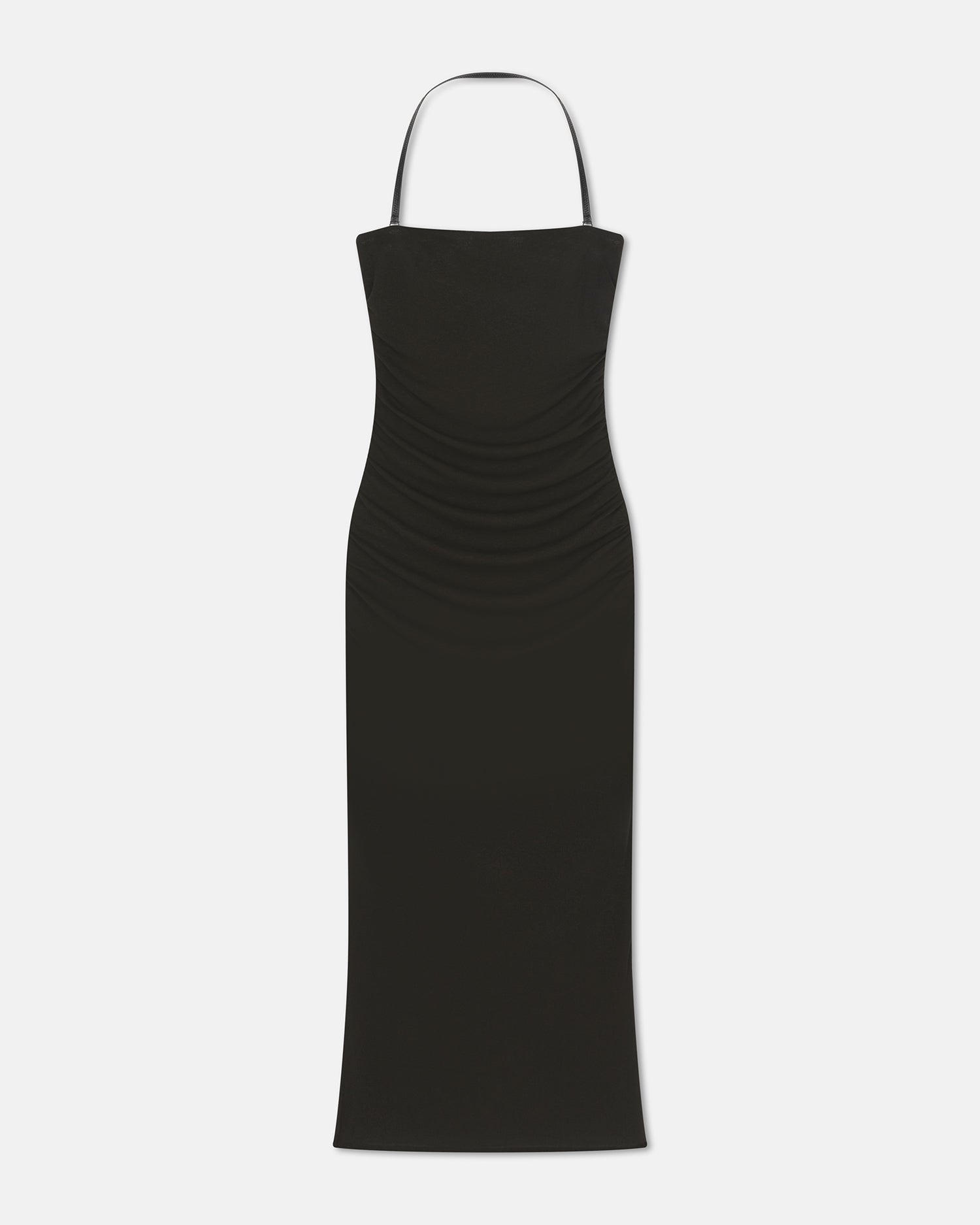 Womens | Eliz Printed Mesh-Jersey Midi Dress | Anthracite