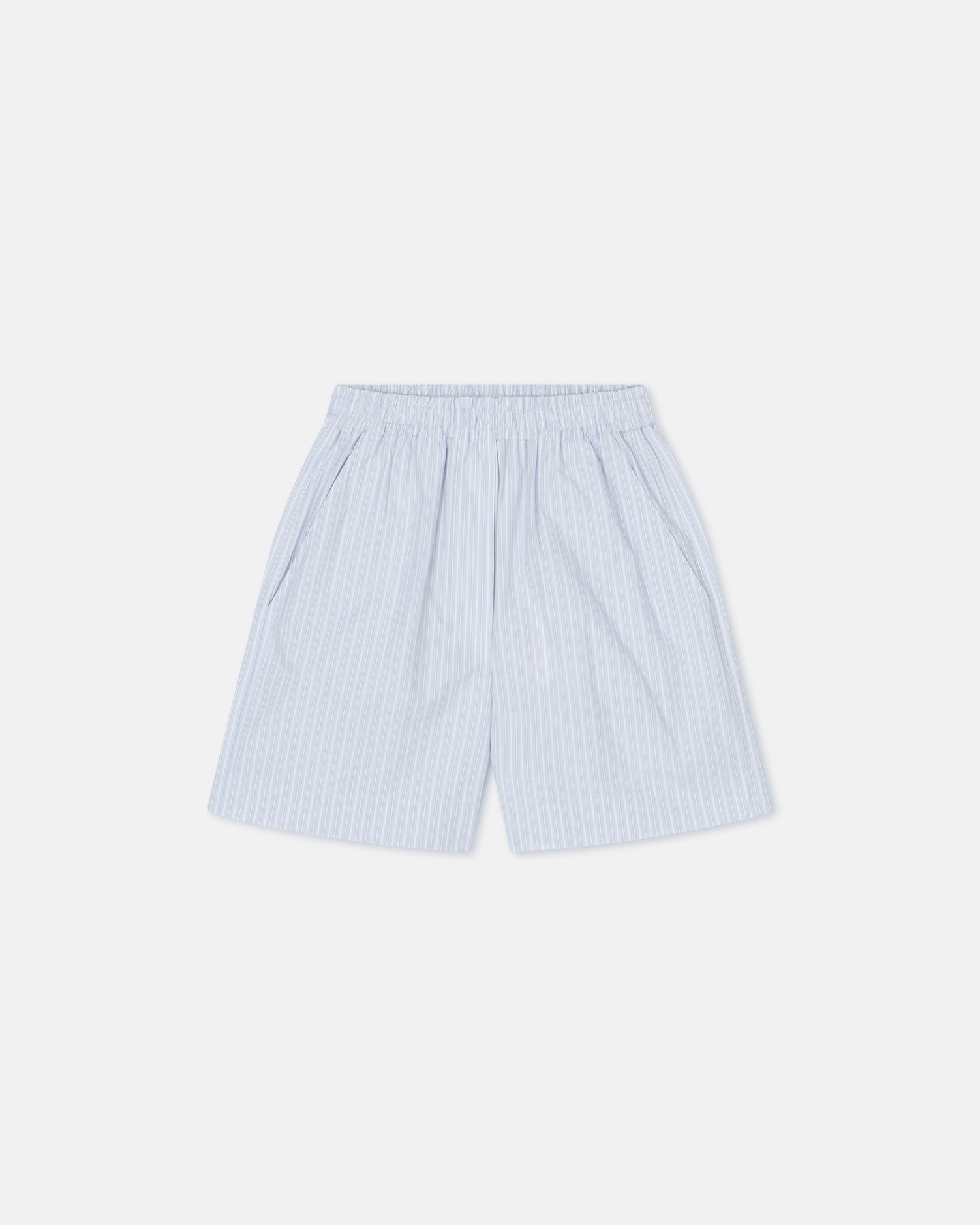 Exter Striped Boxer Shorts | Blue/ Beige/ White