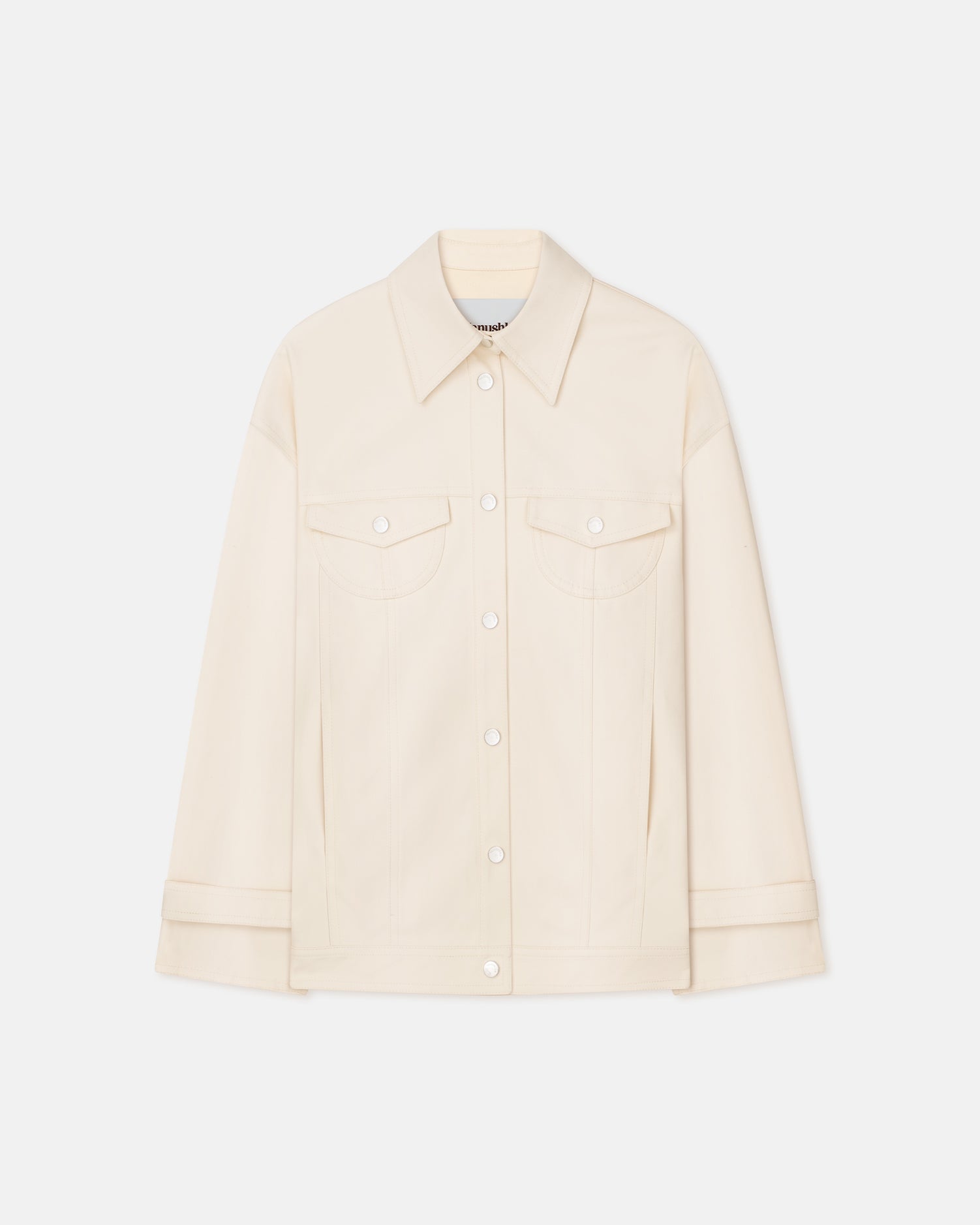 Varisa Twill Jacket | Creme