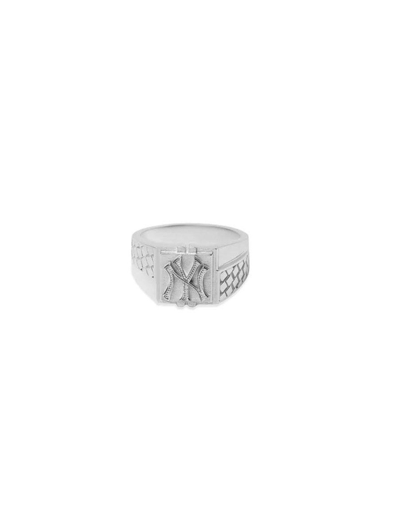 Size 4 - 12 | NY Yankees Ornate Signet Ring | Gold Vermeil and Sterling Silver