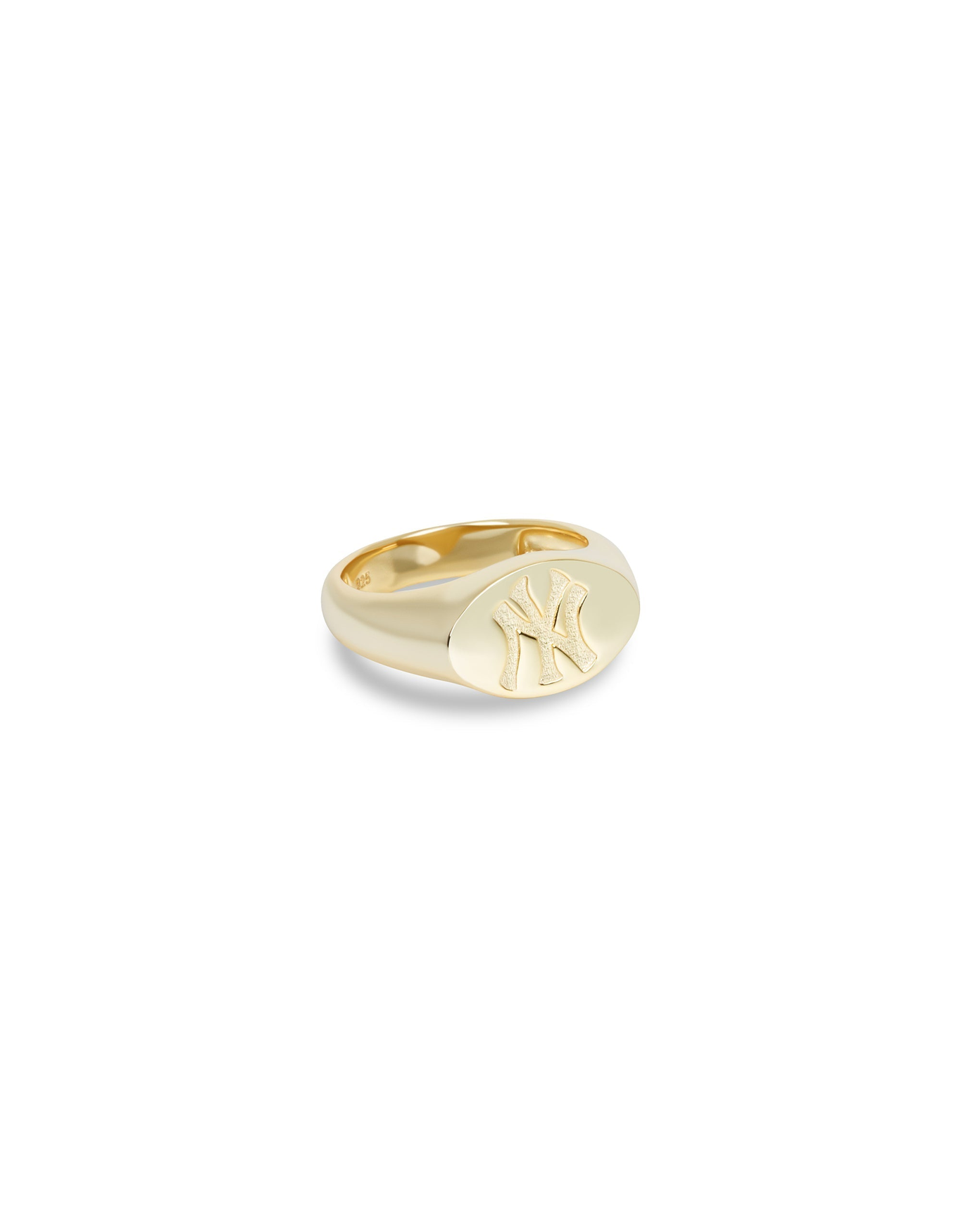 Size 5 - 12 | NY Yankees Oval Signet Ring | 10 and 11 and 12 and 5 and 6 and 7 and 8 and 9