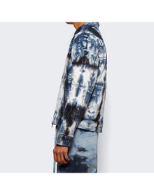 Nahmias | Men | Padded Zip Jacket Tie Dye | Blue