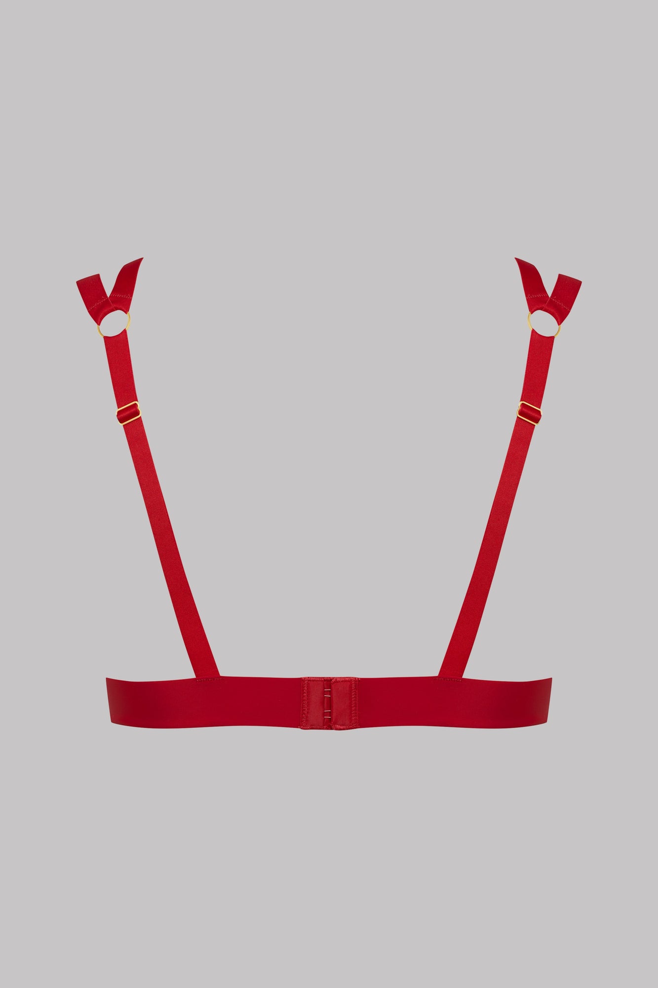 Cupless Triangle Bra - Tapage Nocturne | Red