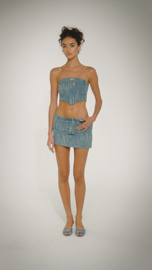 Claire Denim Mini Skirt | Denim