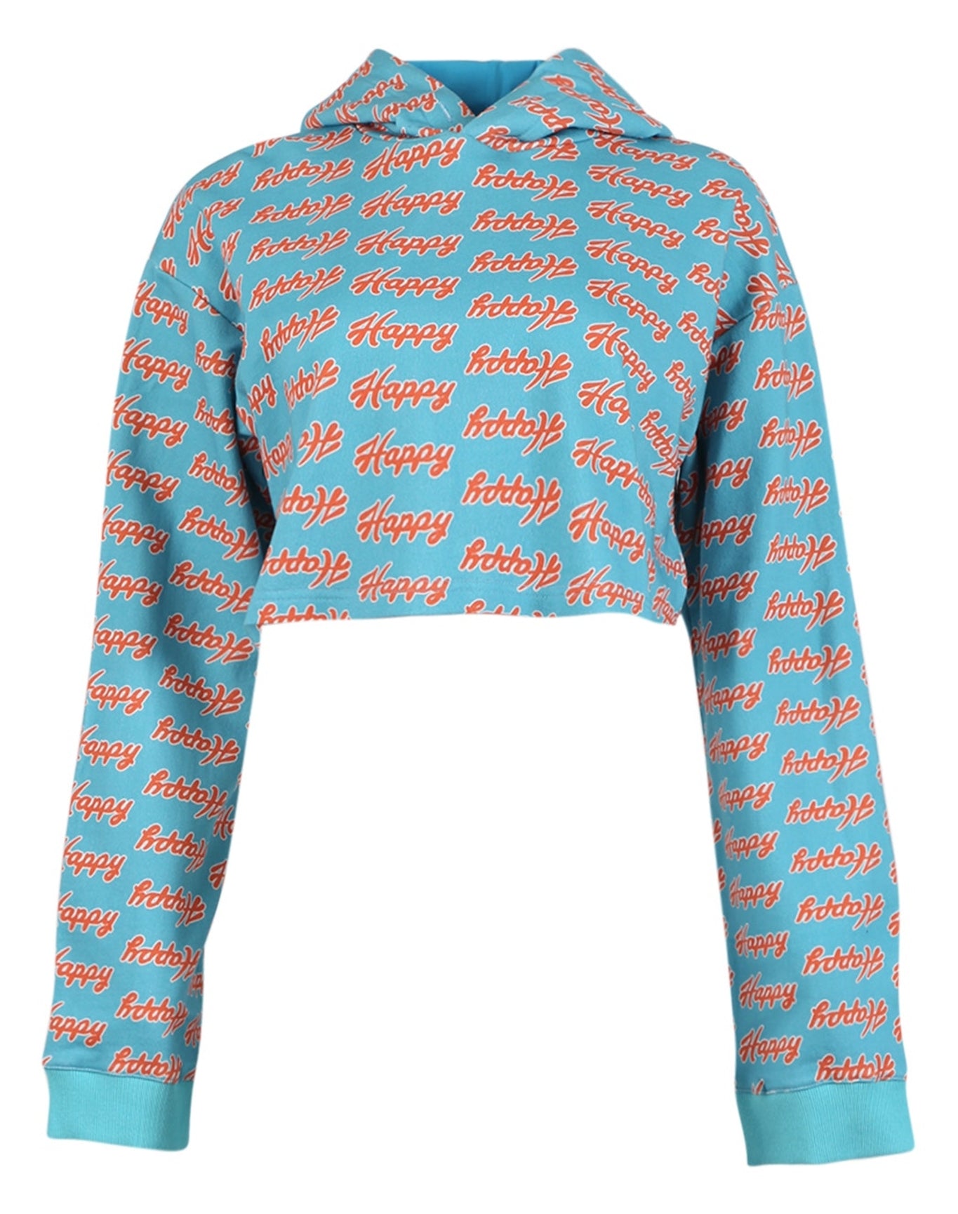 Natasha Zinko | Women | Happy Print Hoodie | Blue