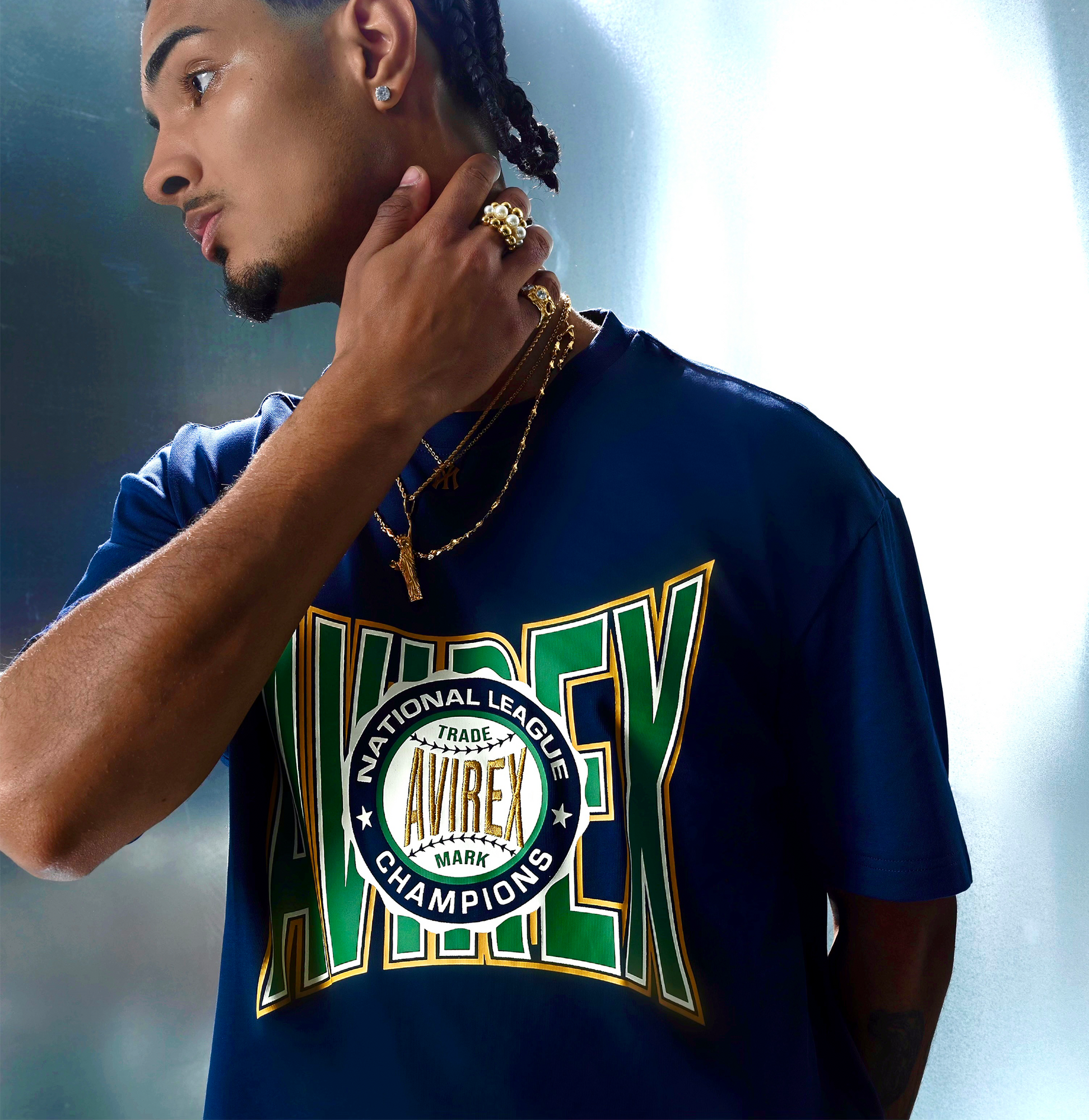 National League Tee | Navy Blue
