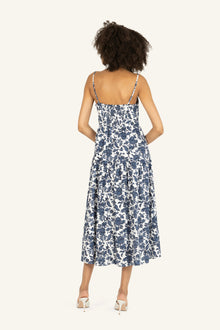 Nehru Dress | Blue Floral Print