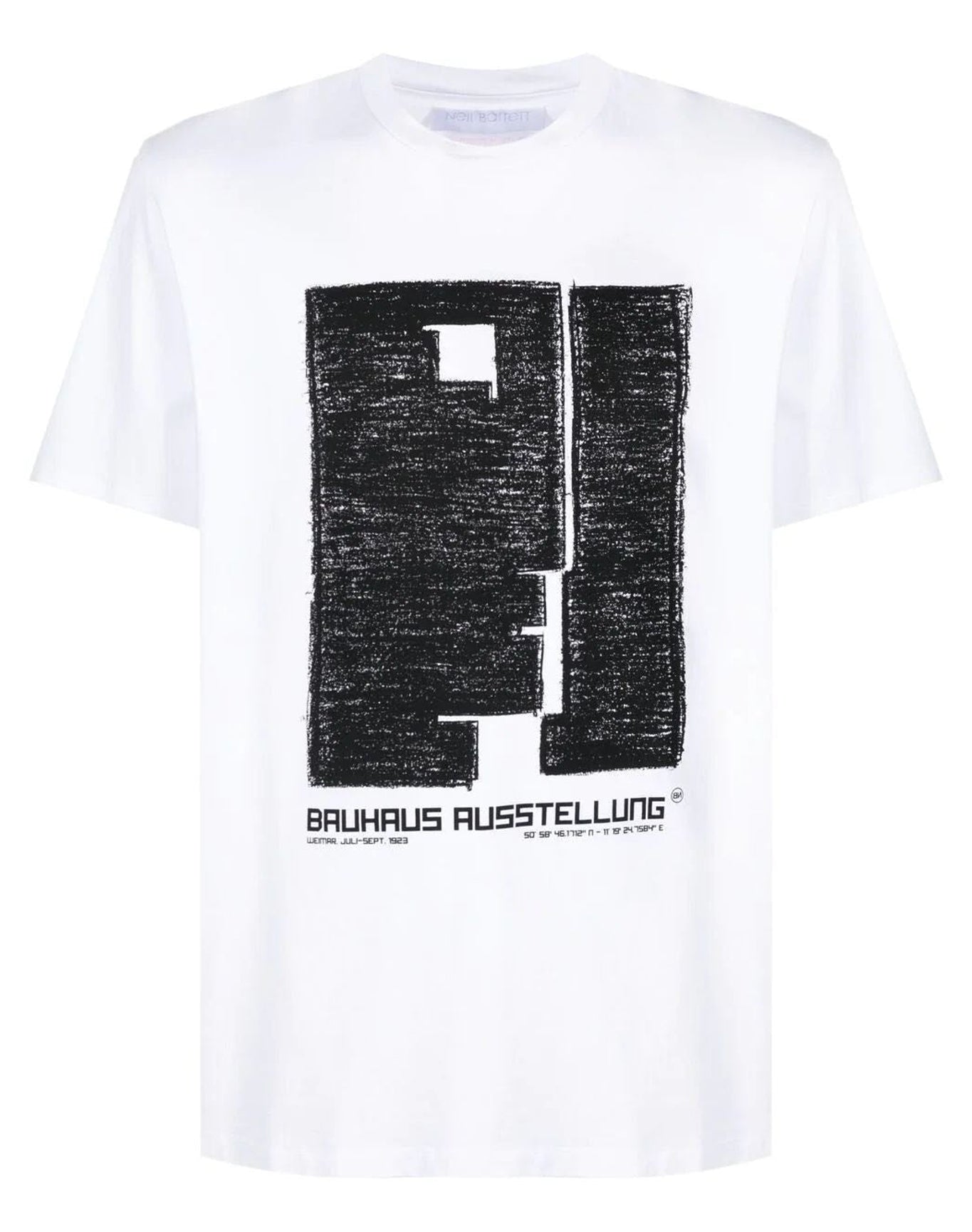 Neil Barrett | Men | Bauhaus Ausstellung T-shirt, | White