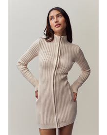 Nell Zip Up Dress | Ivory