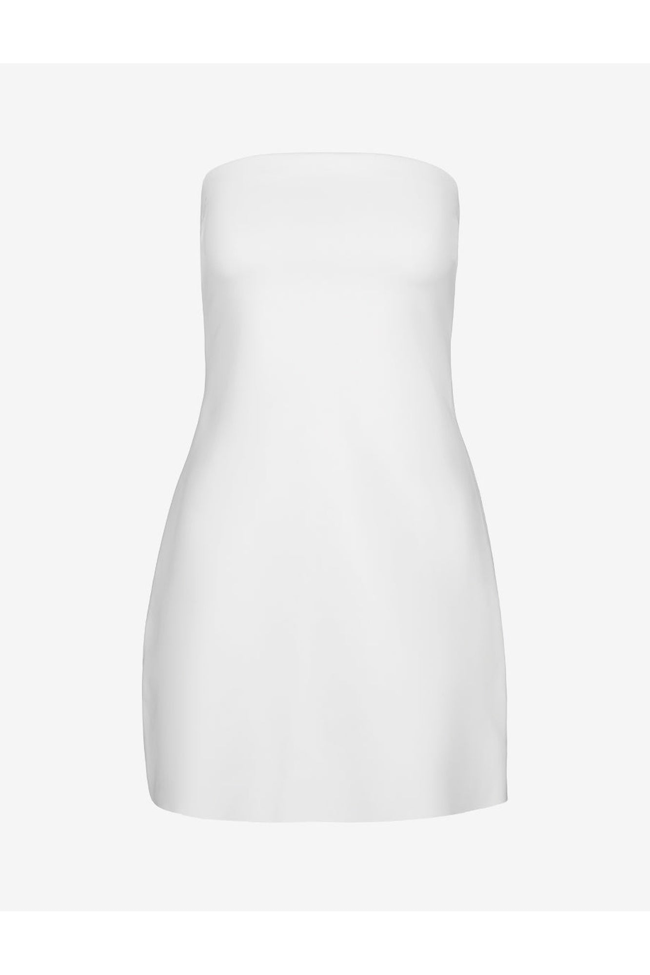 Neoprene Mini Tube Dress | White