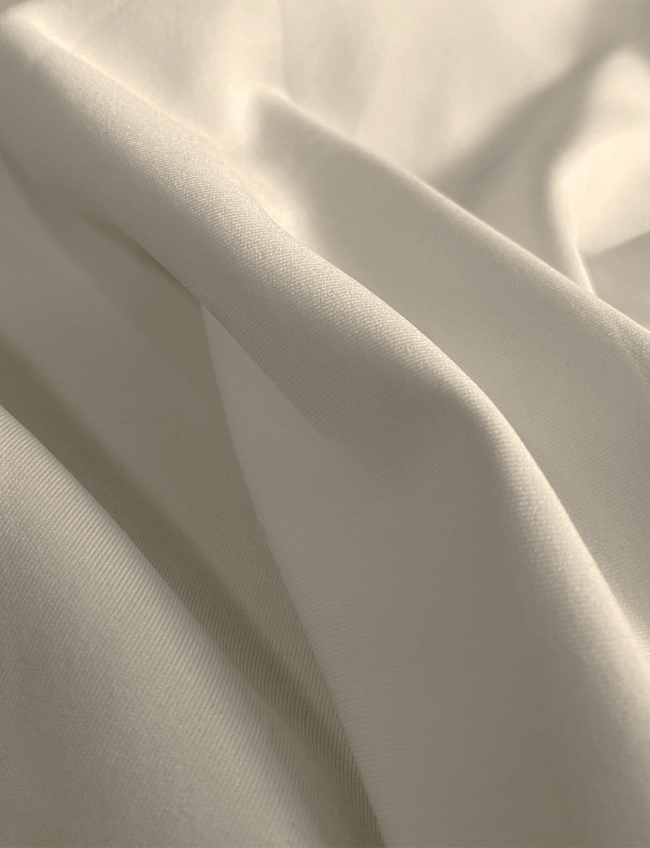 Neoprene Micro-Mini Skirt::Ivory::Detail