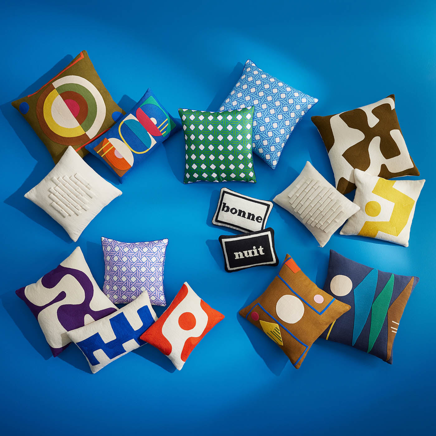 Monterey Circles Pillow | Blue